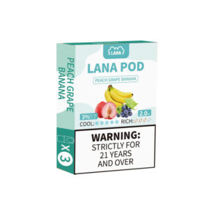LANAVAPE POD II Peach Grape Banana